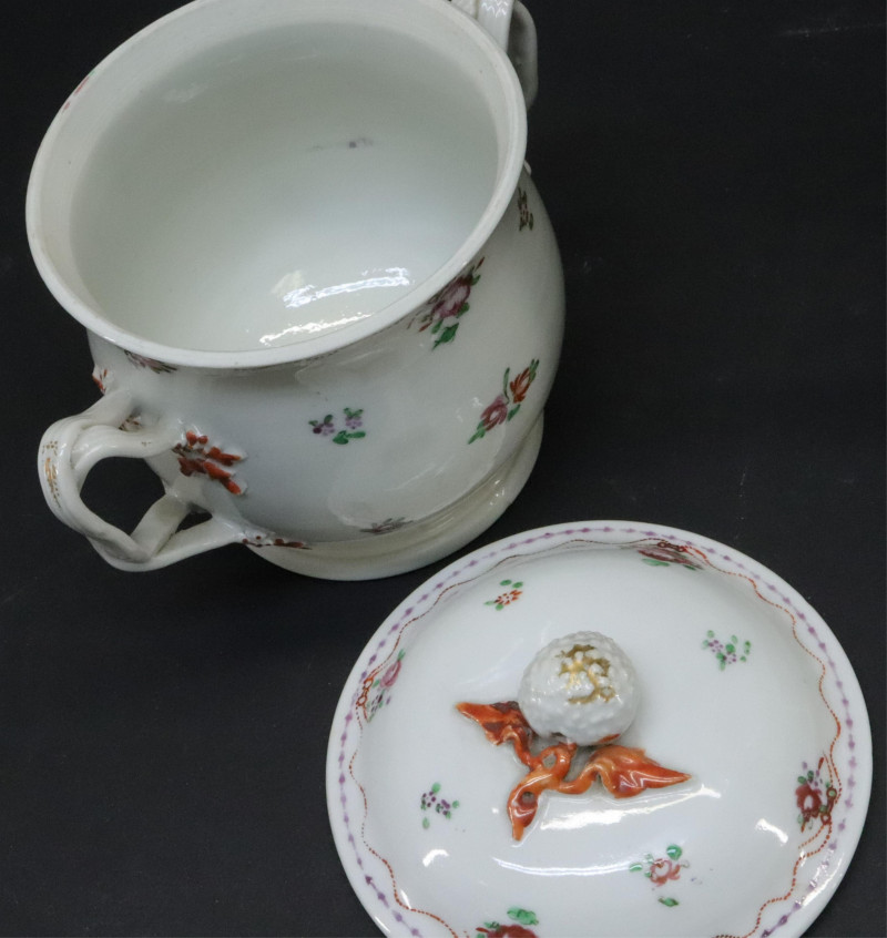 Chinese Export Teapot Bowl 18/19th C