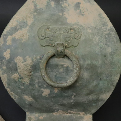 A Large Bronze Han Dynasty Style Fanghu