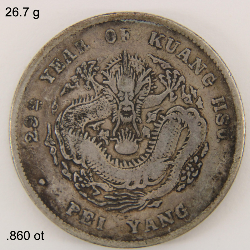 Republic of China 3 Silver Dollars Silver Metal