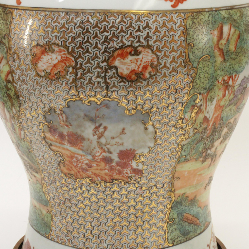 Vintage Chinese Ginger Jar as Table Lamp