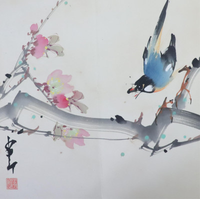 Signed Zhao Shaoang Album of Flowers and Birds