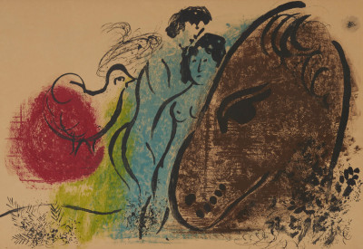 Image for Lot Marc Chagall - The Sorrel Horse from Derrière le Miroir