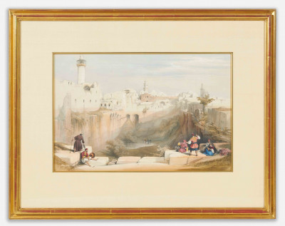 Image for Lot David Roberts - Jerusalem, print from 'The Holy Land, Syria, Idumea, Arabia, Egypt &amp; Nubia'