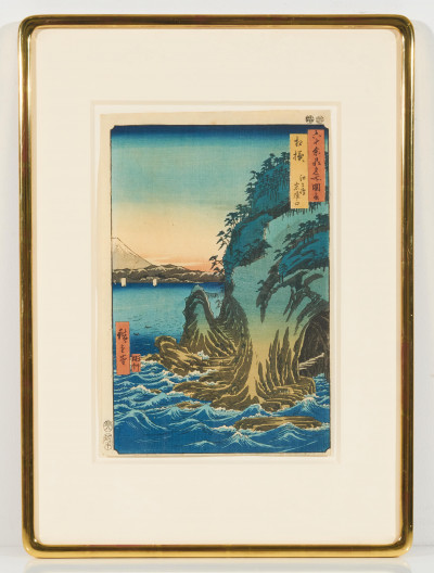 Utagawa Hiroshige - Entrance to the Cave on Enoshima
