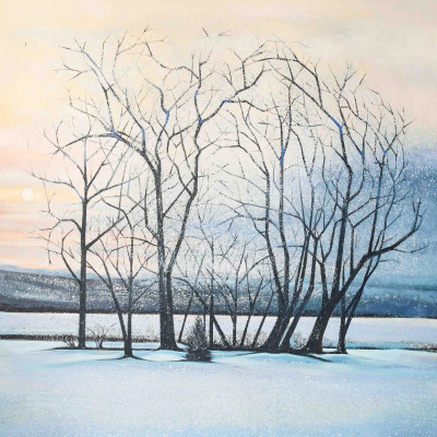 Lowell Nesbitt - Tree in The Snow