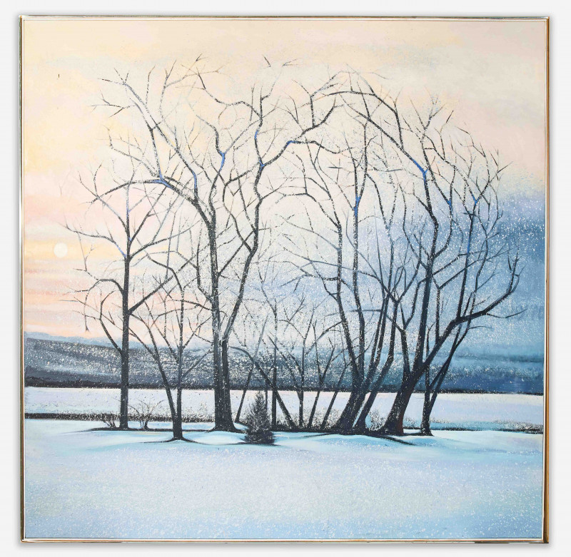 Lowell Nesbitt - Tree in The Snow