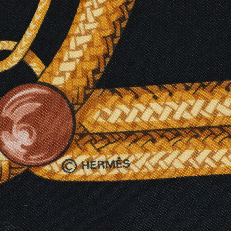 Hermes Silk Scarf Brandebourgs