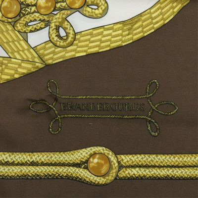 Hermes Silk Scarf Brandebourgs