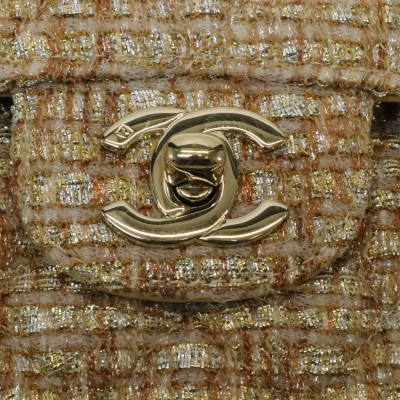 Chanel Tweed Medium Classic 255 Flap Bag