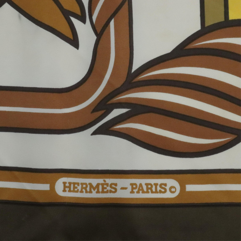 Hermes Silk Scarf Quadrige