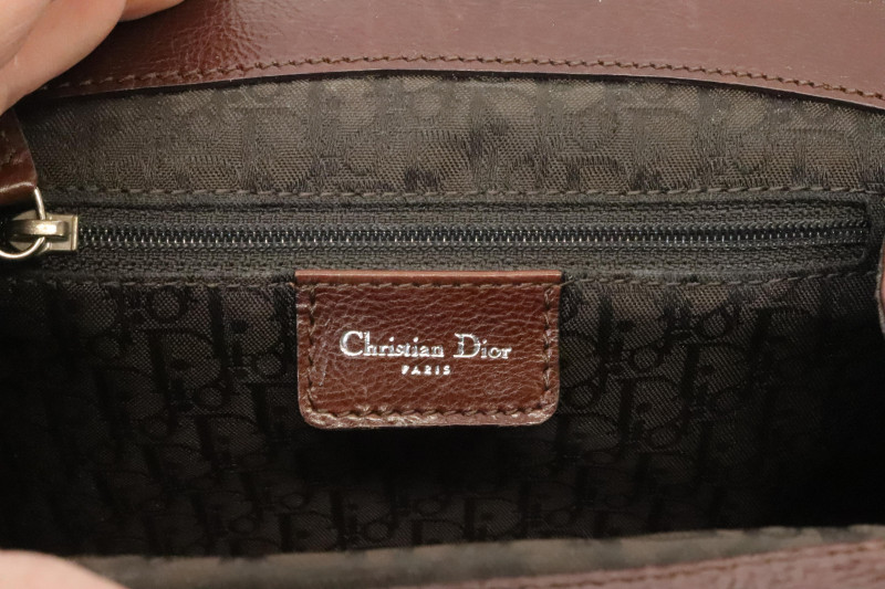 Christian Dior Crocodile Trimmed Detective Bag