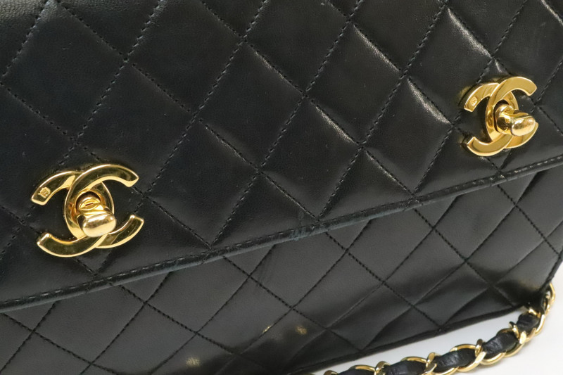 Chanel Double Turnlock 2 Way Bag