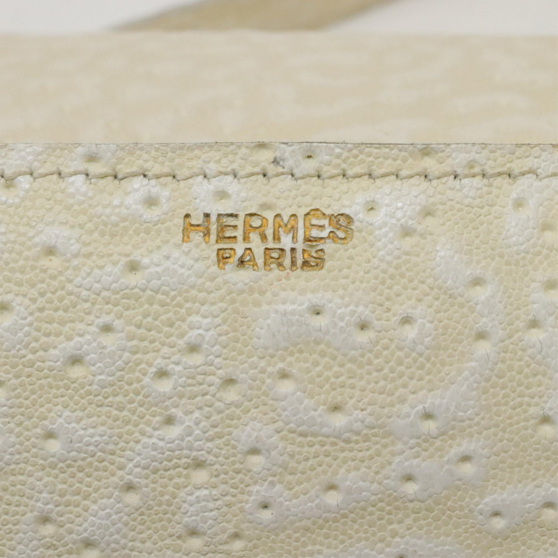 Vintage Hermes Whale Skin Handbag