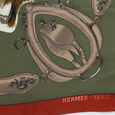 Hermes Silk Scarf Attelage en Arbalete