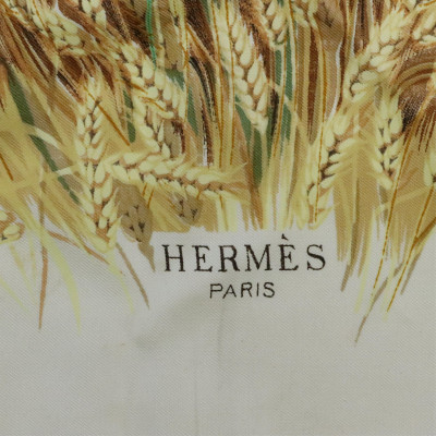 Hermes Silk Scarf Les Bles