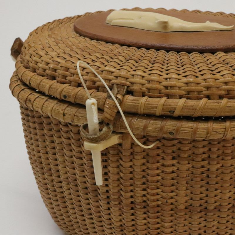 Vintage Nantucket Lightship Basket Purse by The Wooden Jug – Paul Madden  Antiques