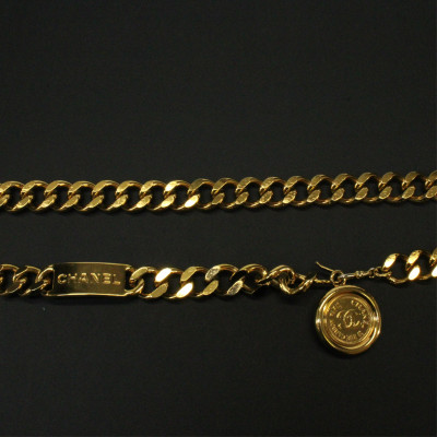 Image for Lot Vintage Chanel Medallion Belt