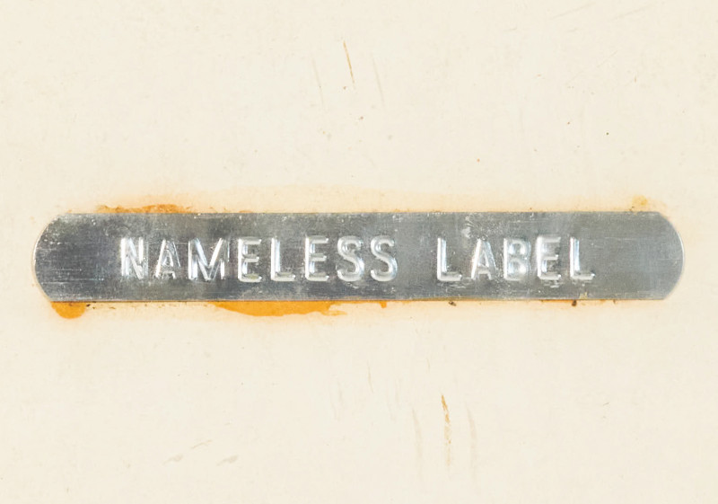 Joseph Kosuth - Nameless Label