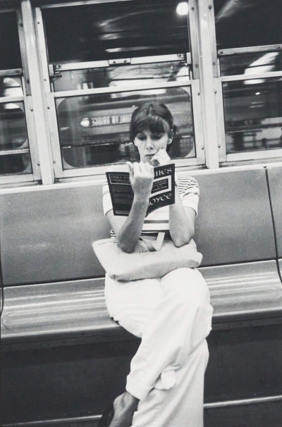 Louis Faurer - New York City, 1973 (Woman on Train)