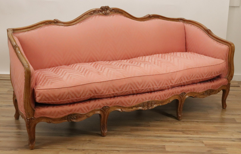 French Provincial Cherry Sofa