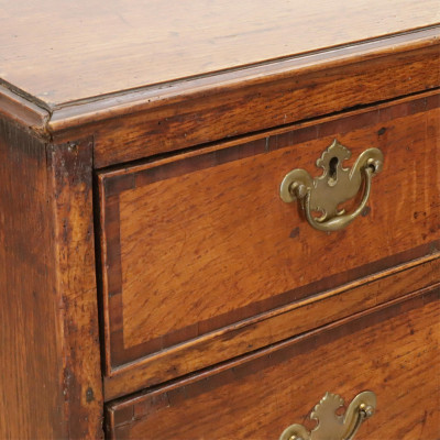 George III Banded Oak Chest of Drawers