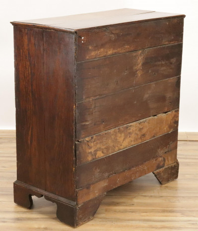 George III Banded Oak Chest of Drawers