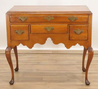 Image for Lot Queen Anne Mahogany Lowboy