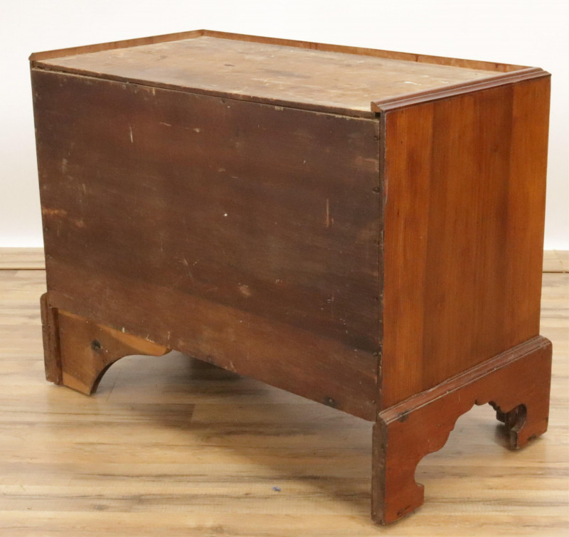 Chippendale Style Cherry Chest on Chest