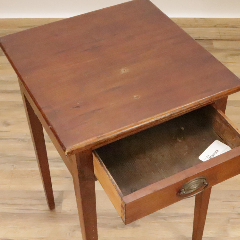 Federal Cherry Side Table with drawer