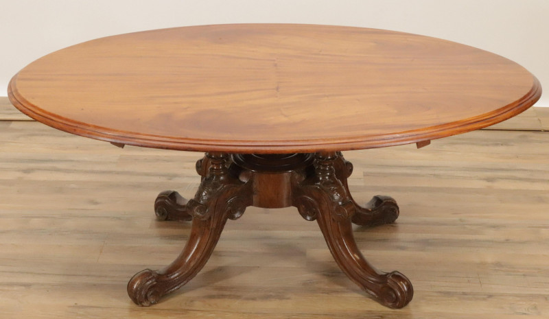 Victorian Inlaid Walnut Coffee Table