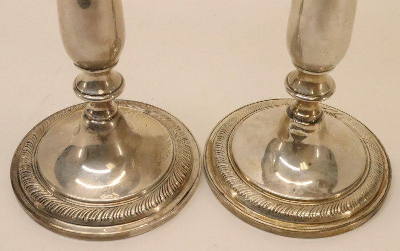Sterling Candle Holders/Plate flatware