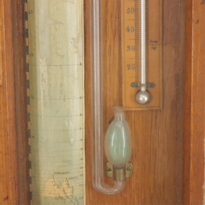 Admiral Fitzroy's Barometer with Regulator Clock