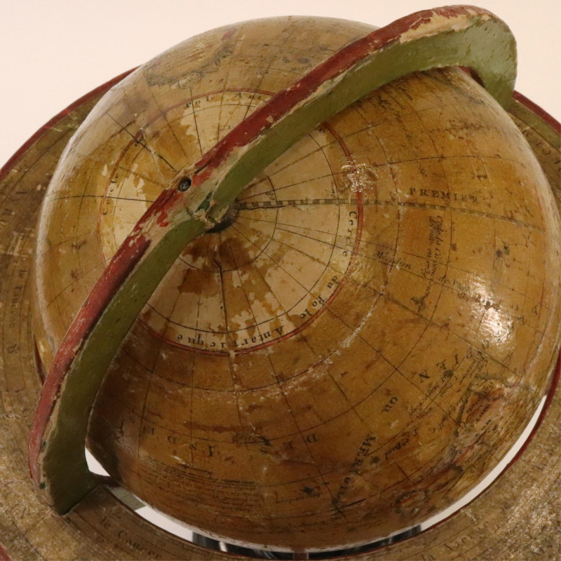 French Terrestrial Globe Early 19th C Delamarch