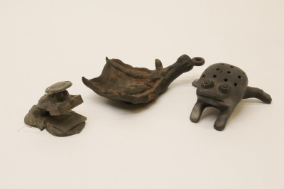 Group of Metal Animal Related Objects