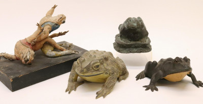 Image for Lot 4 Frog Related Items