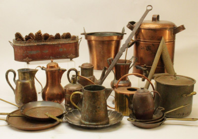Image for Lot European Copperware Metal Objects