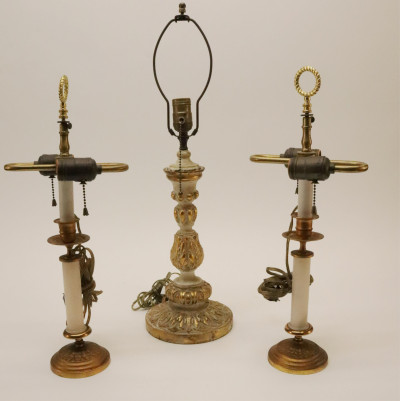 3 Classical Style Table Lamps