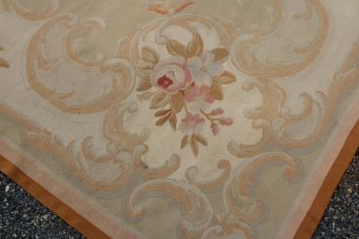 Aubusson Style Wool Rug 20th C