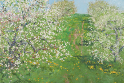 Image for Lot Douglas Smith 'Apple Orchard In Bloom' O/L