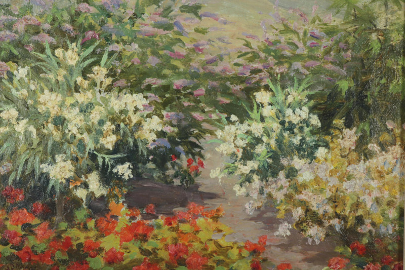Harley DeWitt Nichols Impressionist Garden