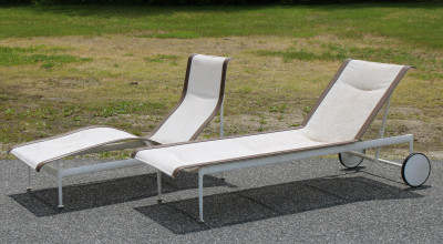 Image for Lot Pair of Richard Shultz Chaise Lounges