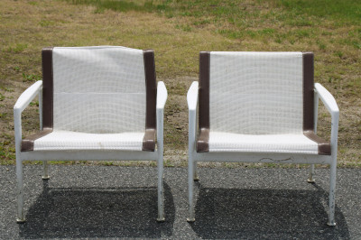Image for Lot Pair of Richard Schultz 1966 Lounge Chairs