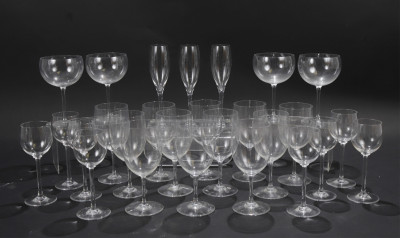 Image for Lot Mixed Group of Baccarat Glass Stemware