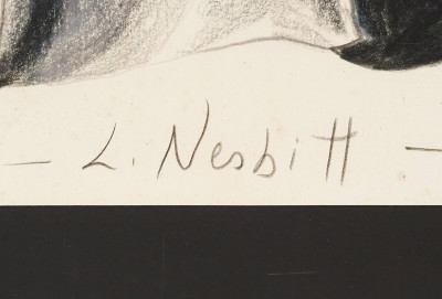 Lowell Nesbitt - Untitled (Draped Fragments)