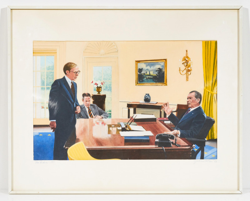 Julian Allen - Untitled (Nixon in the Oval Office)