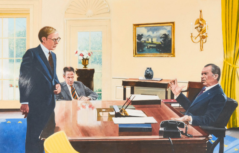 Julian Allen - Untitled (Nixon in the Oval Office)