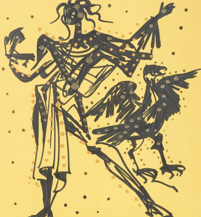 Image for Lot Salvador Dali - Knight of the Sparrow Hawk