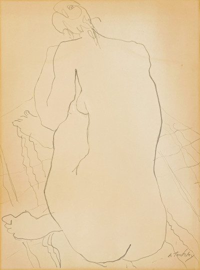 Ann Tanksley - Nude- Study in Pencil