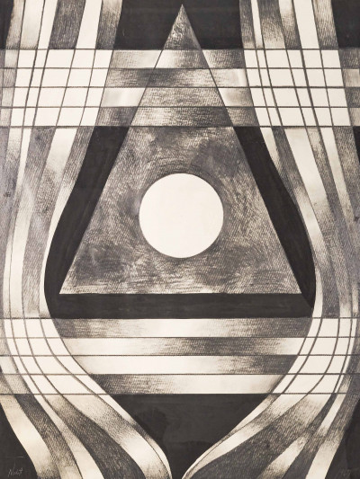 Image for Lot Lowell Nesbitt - Untitled (Portal to the Unknown)