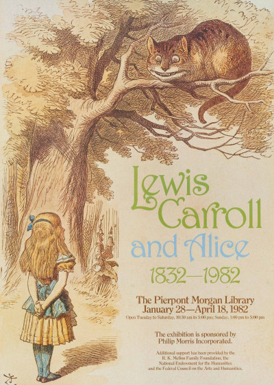 Image for Lot Exhibition Poster: Lewis Carroll and Alice 1832-1982 , The Pierpont Morgan Library, January 28 - April 18, 1982